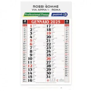 calendario olandese 2025